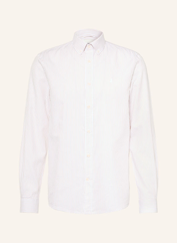 ARMEDANGELS QUAASA Slim Fit Shirt WHITE / BEIGE