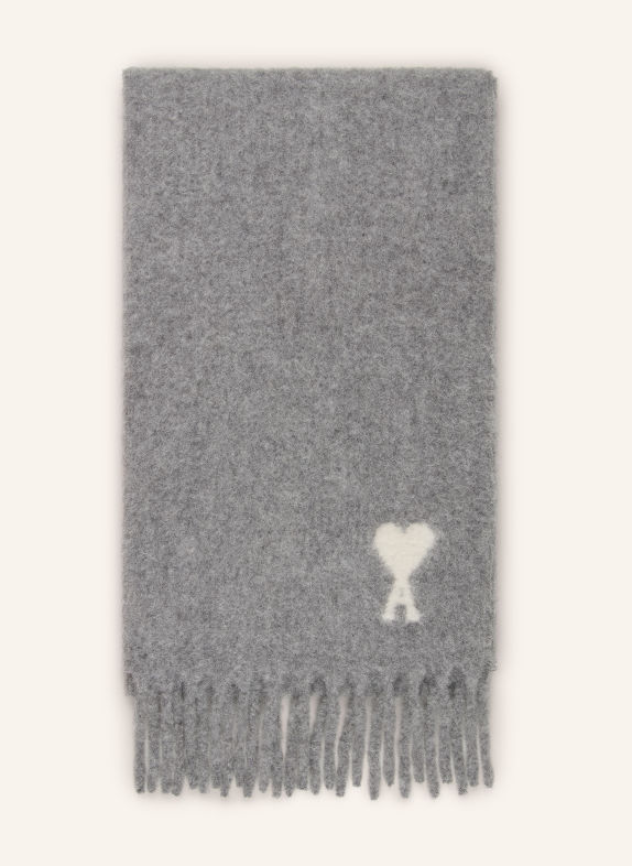 AMI PARIS Alpaca sjaal GRIJS