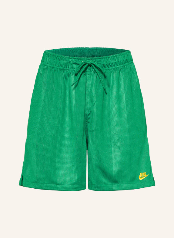 Nike Szorty CLUB FLOW ZIELONY