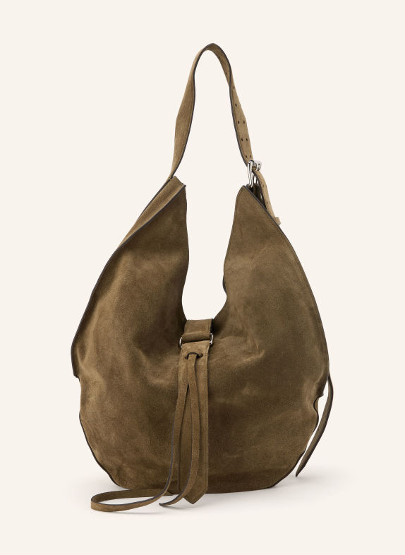 RADICA STUDIO Torebka SUNSET MAXI KHAKI / SREBRNY