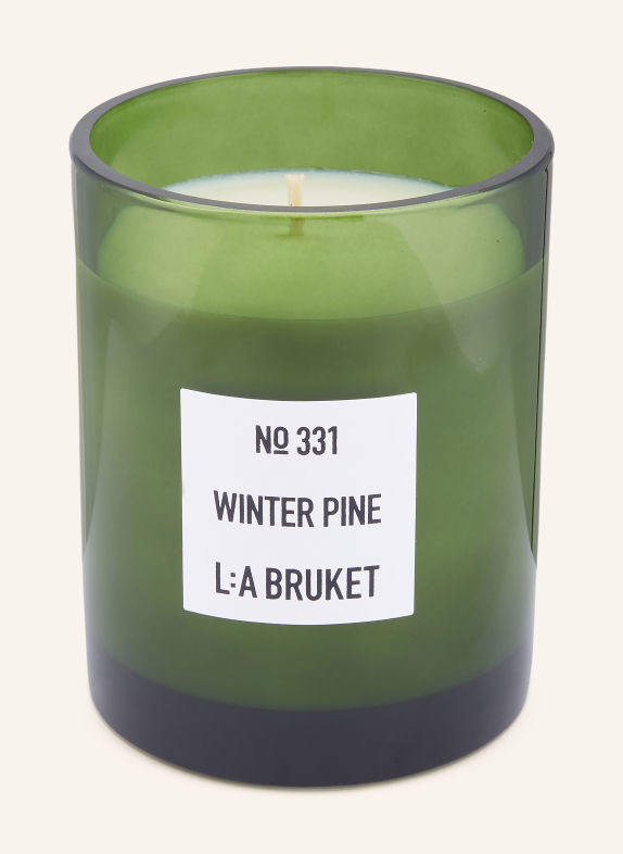 L:A BRUKET Duftkerze 331 WINTER PINE GRÜN