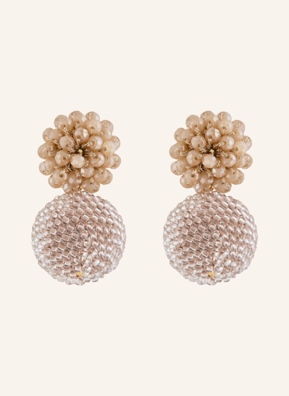 Seenberg boucles d'oreilles BEIGE / OR