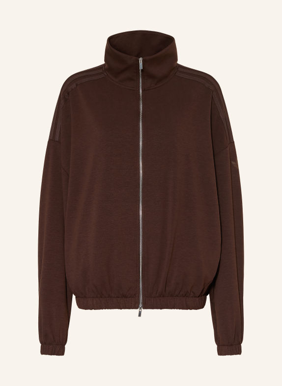adidas Originals Sweat zippé FULL ZIP MARRON FONCÉ