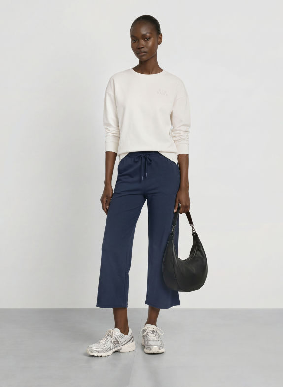 ELBSAND Sweatshirt TILLA WIT