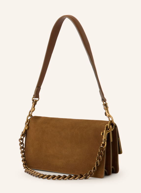 KURT GEIGER Schoudertas SLOANE met studs en sierstenen COGNAC / GOUD