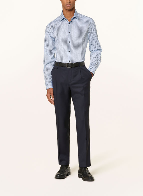 OLYMP Hemd modern fit HELLBLAU / DUNKELBLAU