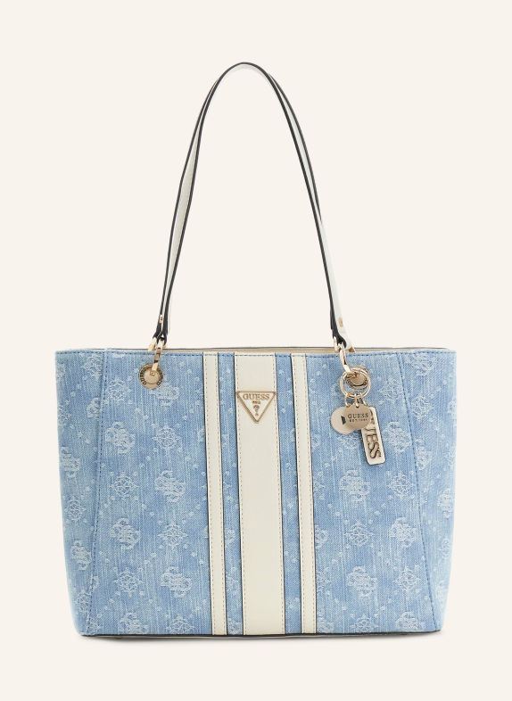 GUESS NOELLE Shoppers LIGHT BLUE / GOLD / WHITE