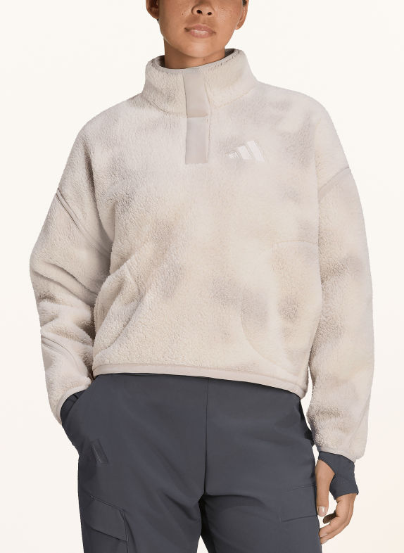 adidas TERREX Teddybont-schipperstruien MOUNTAIN ESSENTIALS CRÈME / BEIGE