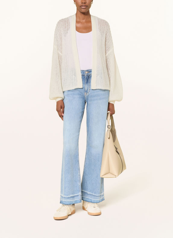 BOSS Vest FURGOVIA met mohair WIT
