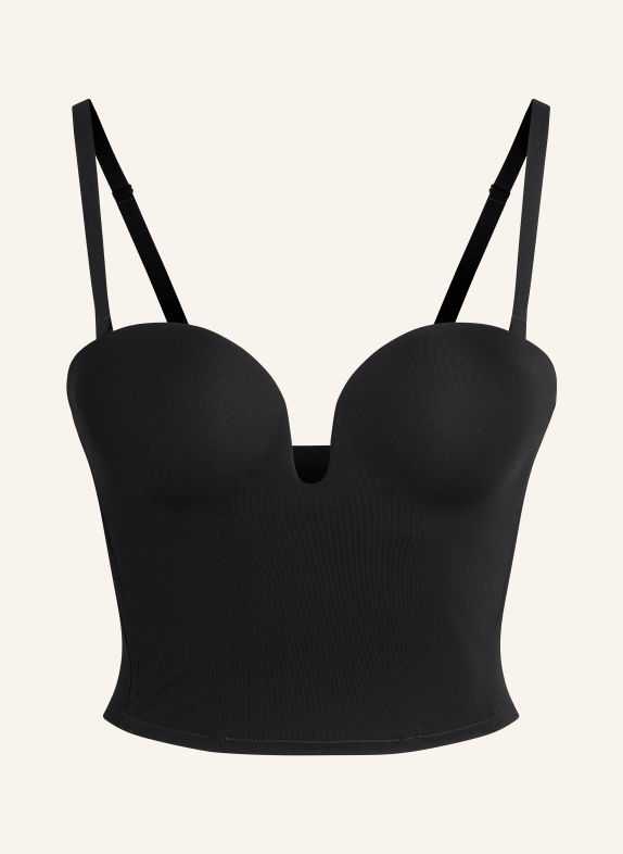 SPANX Top modelujący SPANXSHAPE™ SUIT YOUR FANCY CORSET TOP CZARNY