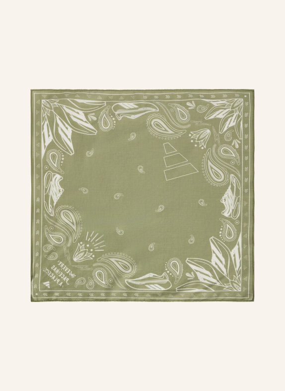 adidas Multifunktionstuch RUNNING BANDANA HELLGRÜN / WEISS