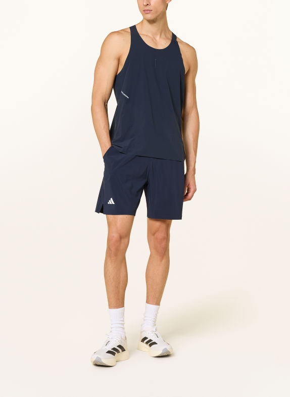 adidas Functional top HERMANOS KOUMORI RUNNING DARK BLUE / LIGHT BLUE
