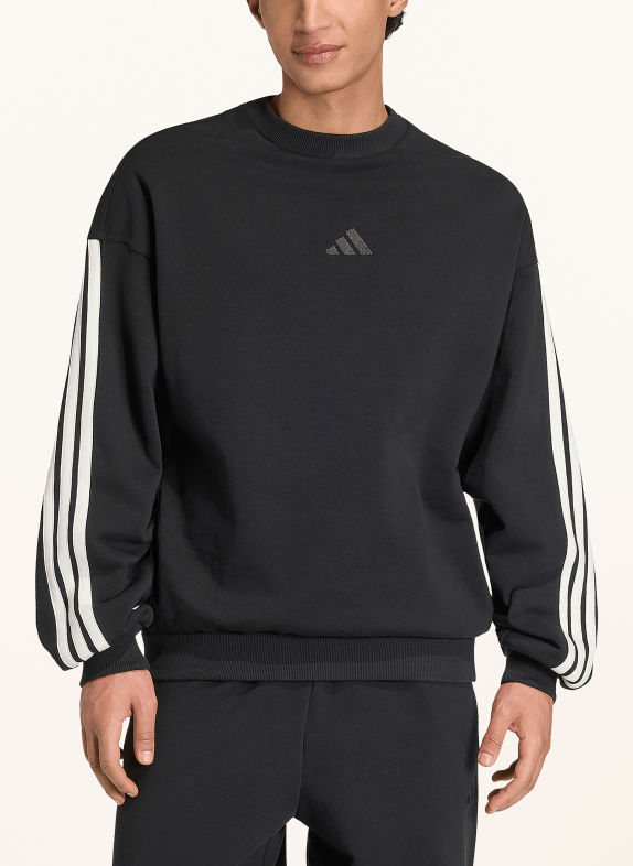 adidas Sweatshirt ESSENTIALS 3-STREEP ZWART / WIT