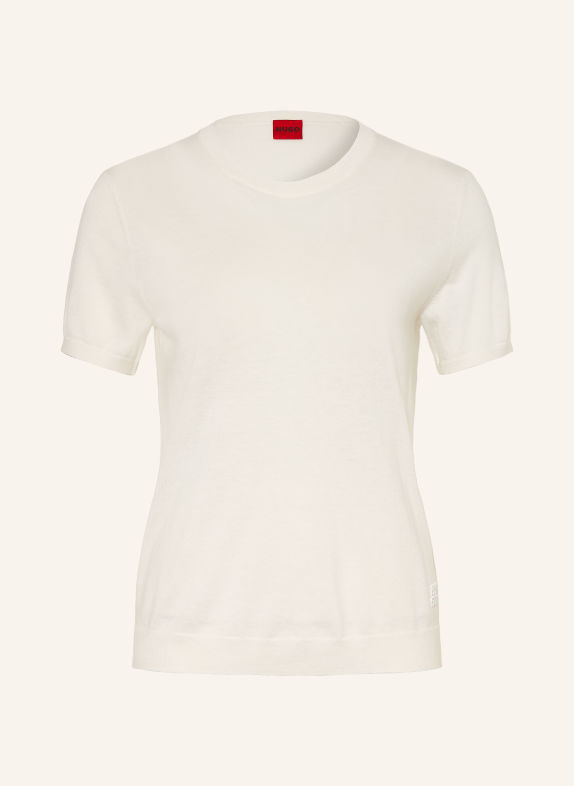 HUGO Gebreid shirt SESSINAK WIT