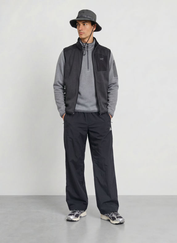 ARC'TERYX Veste polaire sans manches COVERT NOIR