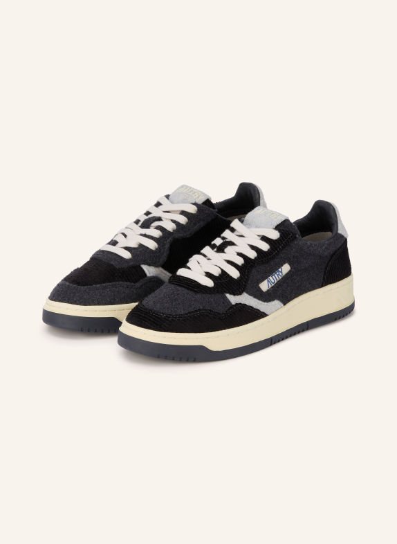 AUTRY Sneakers MEDALIST LOW ZWART / DONKERGRIJS / GRIJS