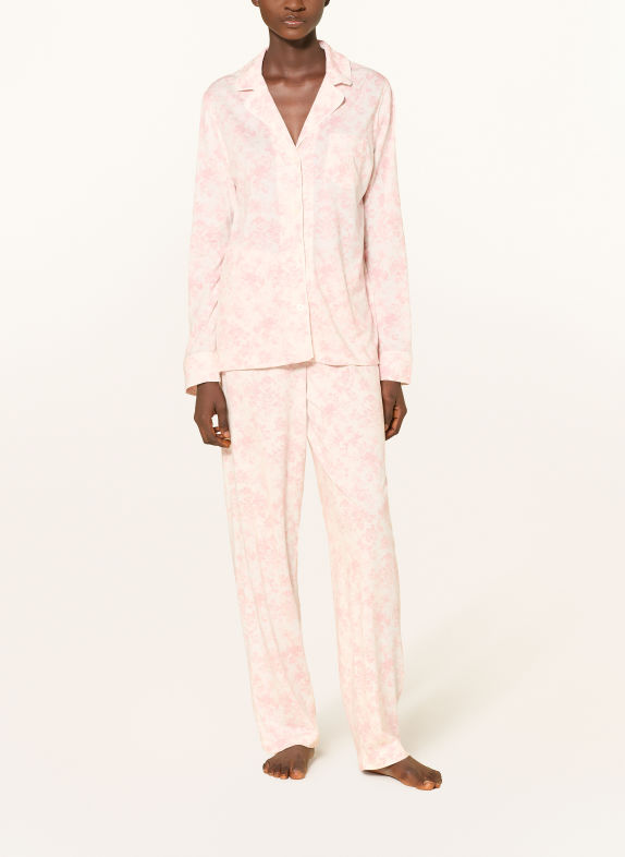 LAUREN RALPH LAUREN Pyjama ROZE / WIT