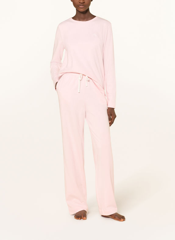 LAUREN RALPH LAUREN Pyjama ROSE CLAIR / WIT