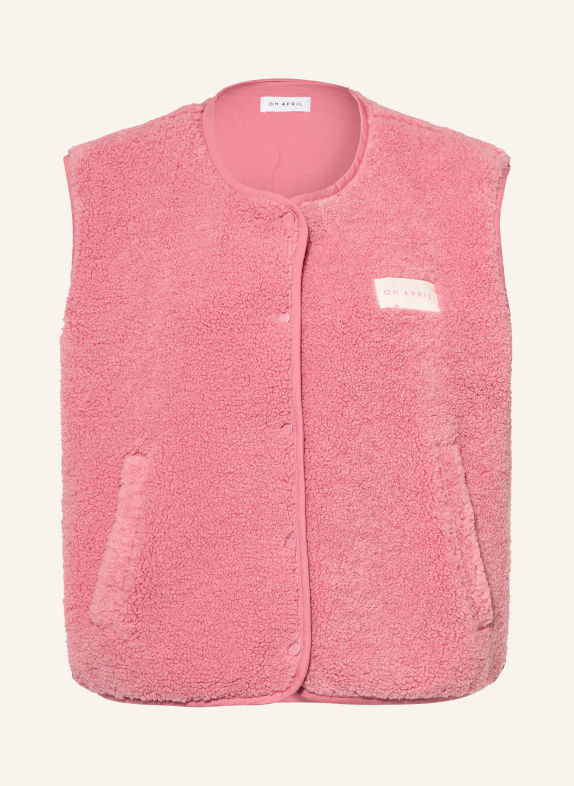 OH APRIL Teddyfell-vest MAGNOLIA ROZE
