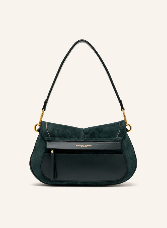 GIANNI CHIARINI Handtasche HELENA DUNKELGRÜN / GOLD