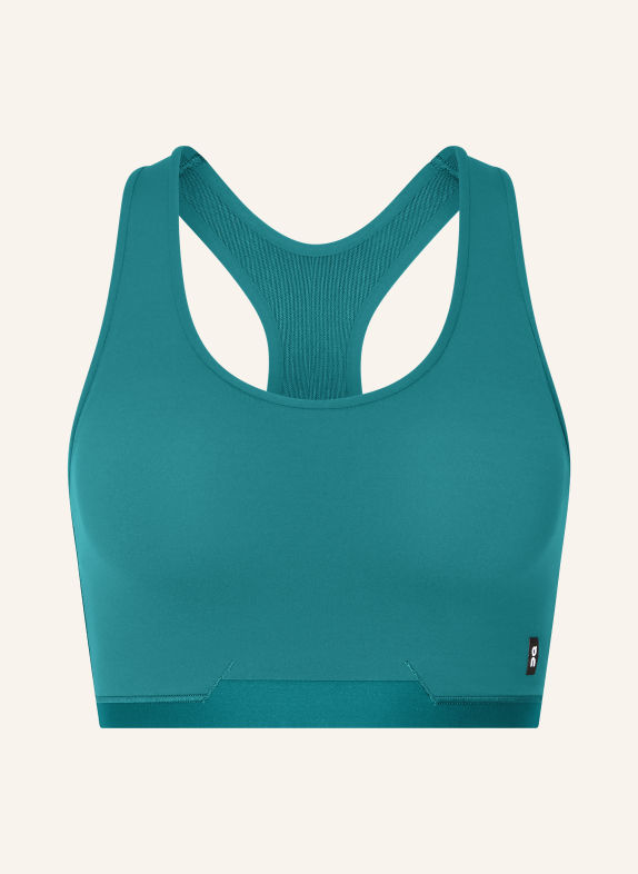On TRAIN Sports bra with Mesh TEAL