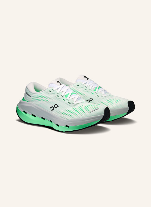 On Hardloopschoenen CLOUDRUNNER 3 MAX WIT / NEONGROEN