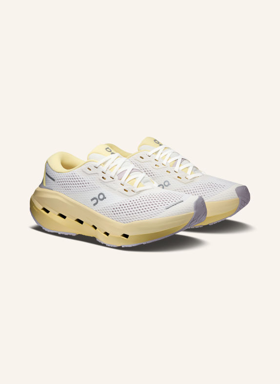 On Hardloopschoenen CLOUDRUNNER 3 MAX WIT / LICHTGEEL