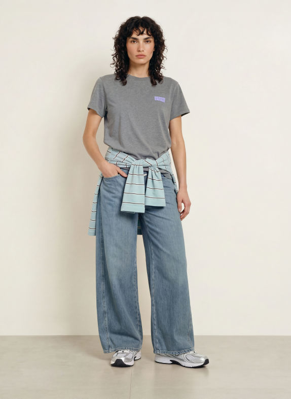 American Vintage T-shirt YKOBOW GRIJS
