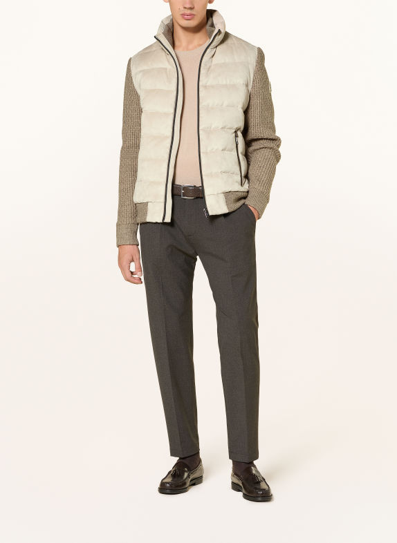 MILESTONE Blouson MSDEAN en mélange de matières CRÈME / BEIGE