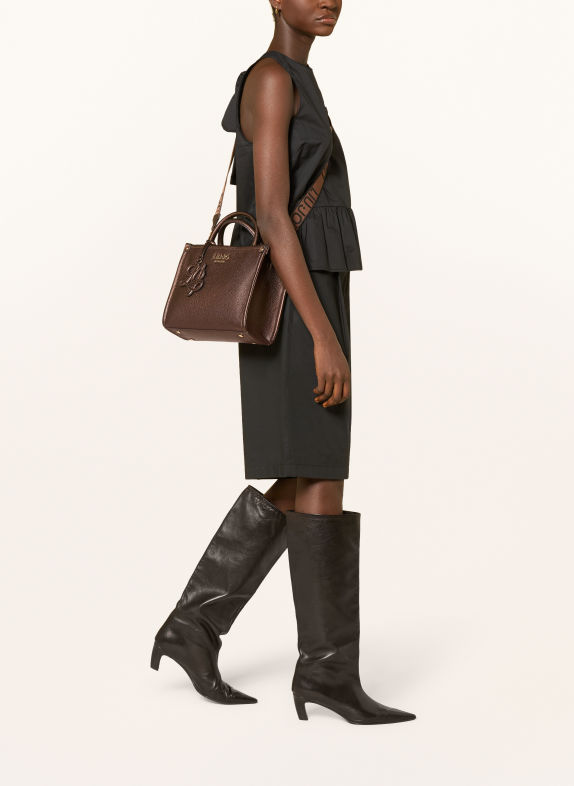 LIU JO Shoulder bag BROWN / DARK BROWN