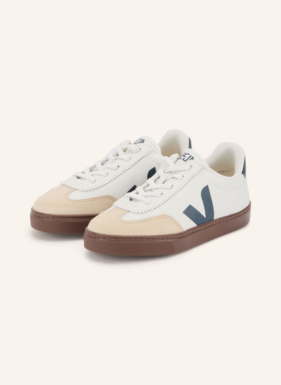 VEJA Sneaker SMALL VOLLEY WEISS / BEIGE / DUNKELBLAU