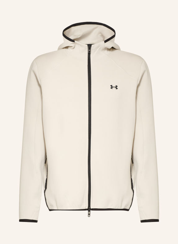 UNDER ARMOUR Sweatvest UA UNSTOPPABLE CRÈME / ZWART