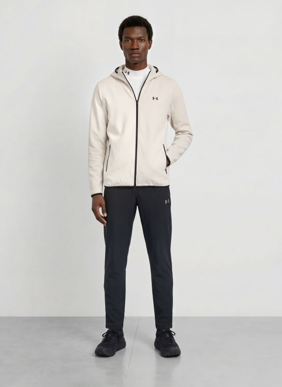 UNDER ARMOUR Sweatvest UA UNSTOPPABLE CRÈME / ZWART