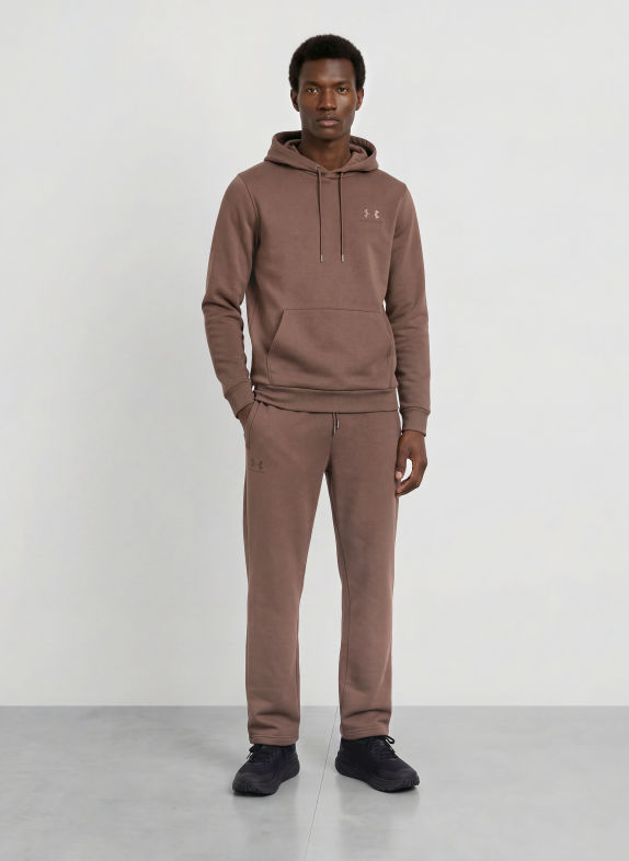UNDER ARMOUR Sweatpants UA ICON FLEECE DUNKELBRAUN