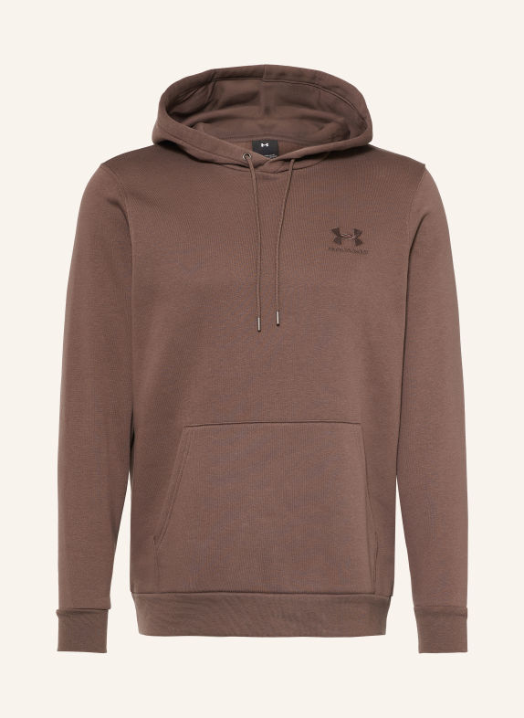 UNDER ARMOUR Hoodie UA ICON FLEECE DUNKELBRAUN