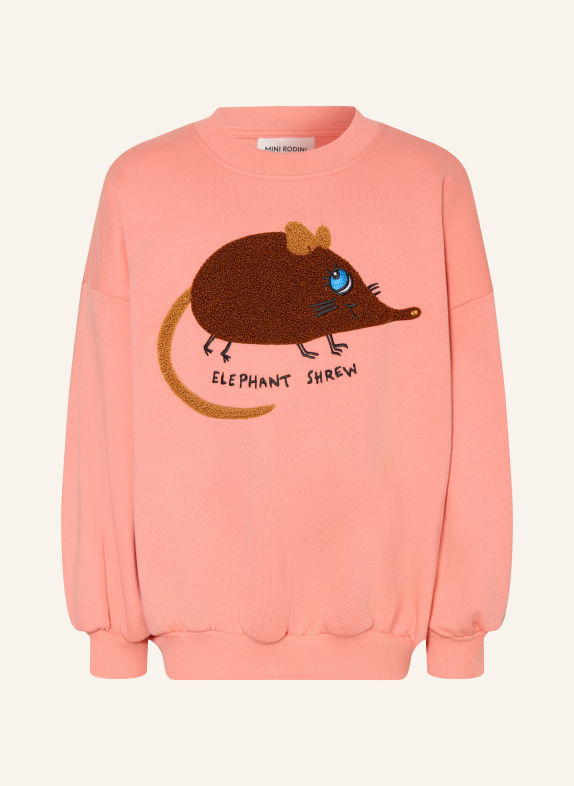 mini rodini Sweatshirt HELLROT / BRAUN / SCHWARZ