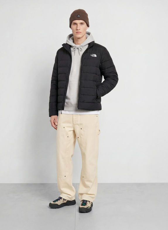 THE NORTH FACE Steppjacke ACONCAGUA SCHWARZ