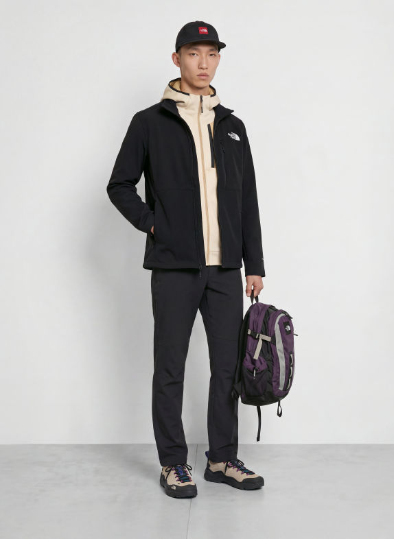 THE NORTH FACE Softshelljacke APEX BIONIC 3 SCHWARZ
