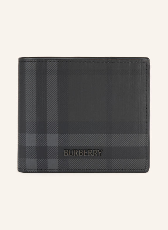BURBERRY Portemonnee CITY ZWART / GRIJS