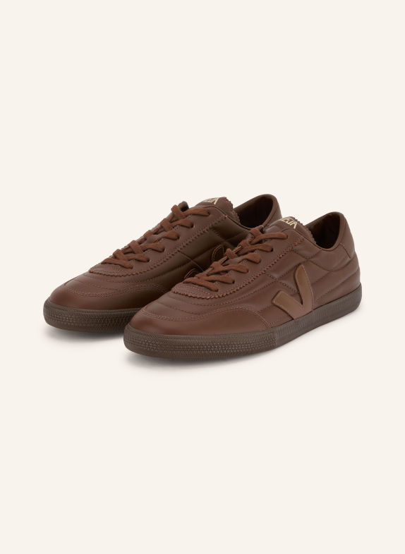 VEJA Sneaker PANENKA SIGNATURE MØRKEBRUN / GULD