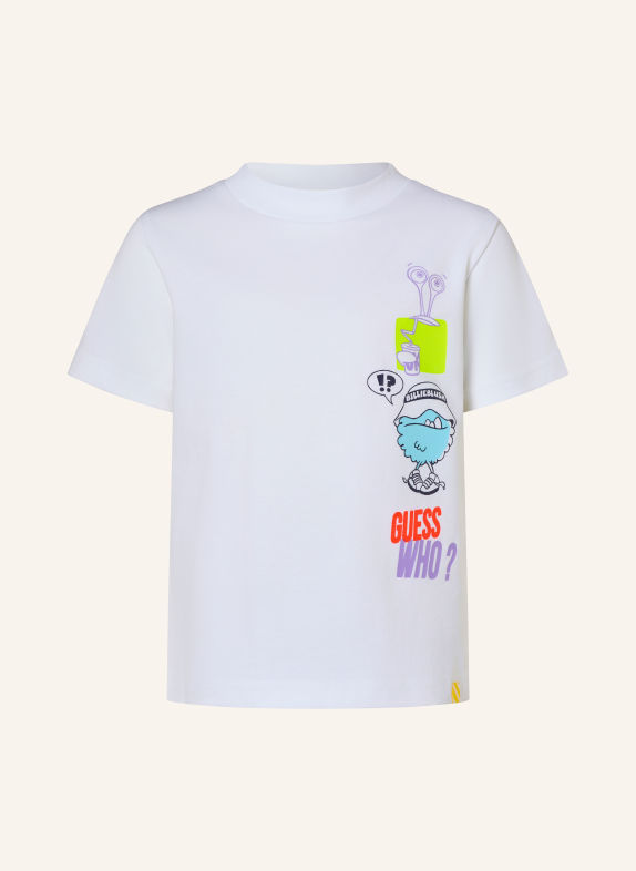 Billieblush T-shirt WIT / PAARS / NEONGEEL