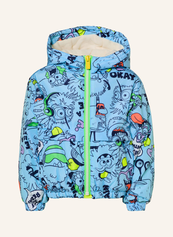Billieblush Jas LICHTBLAUW / NEONGROEN / DONKERBLAUW