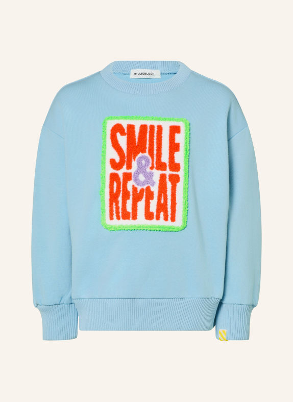 Billieblush Sweatshirt LICHTBLAUW / NEONROOD / NEONGROEN