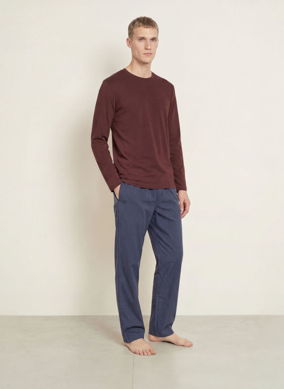 Marc O'Polo Pajama shirt BROWN