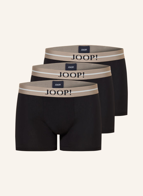 JOOP! Set de 3 boxeri NEGRU