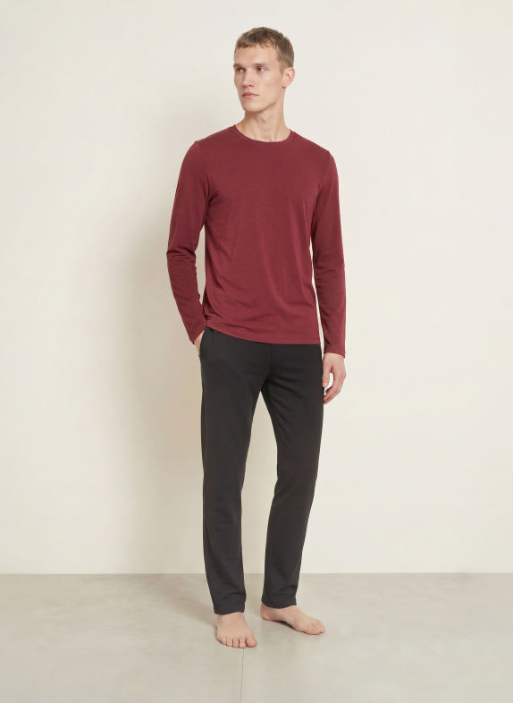 JOOP! Pyjamashirt DONKERROOD