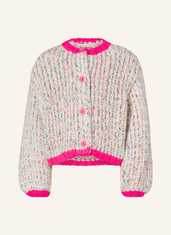 Billieblush Strickjacke mit Glitzergarn CREME / GOLD / NEONPINK