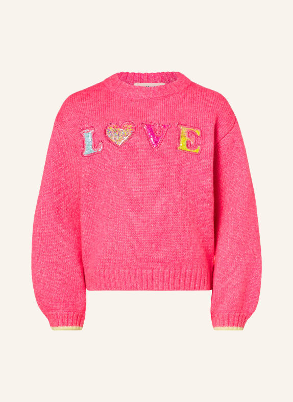 Billieblush Pullover mit Glitzergarn NEONROSA / NEONGRÜN / NEONTÜRKIS