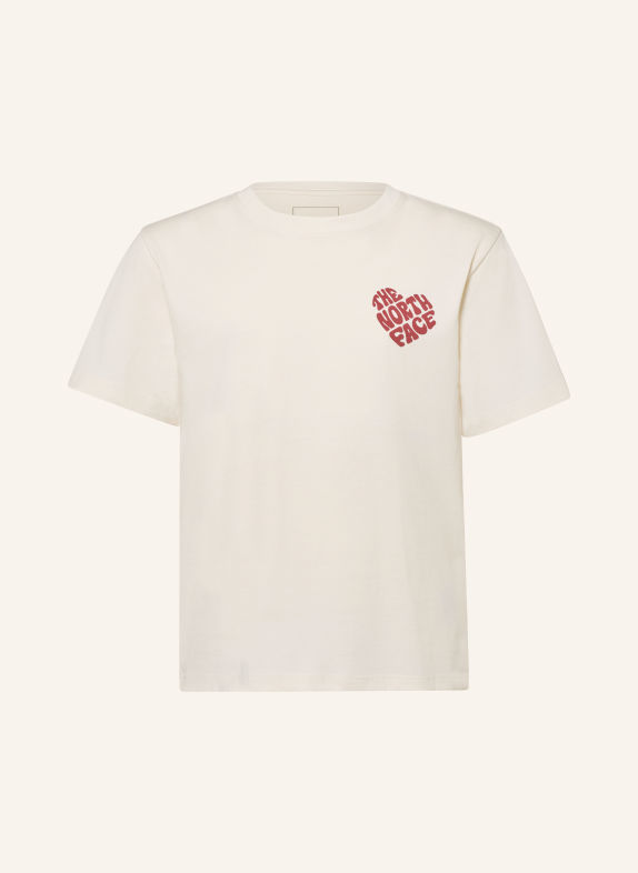 THE NORTH FACE T-Shirt ECRU / ALTROSA