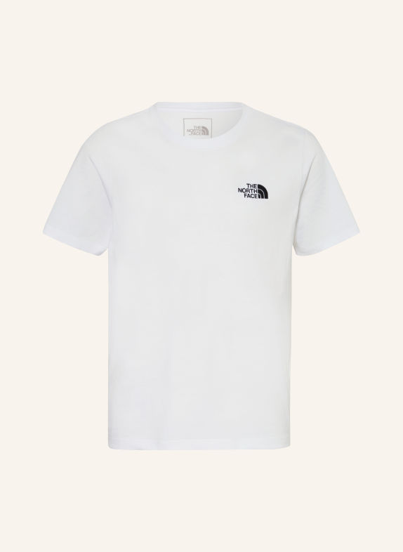 THE NORTH FACE T-Shirt TEEN EVOLUTION WEISS / SCHWARZ